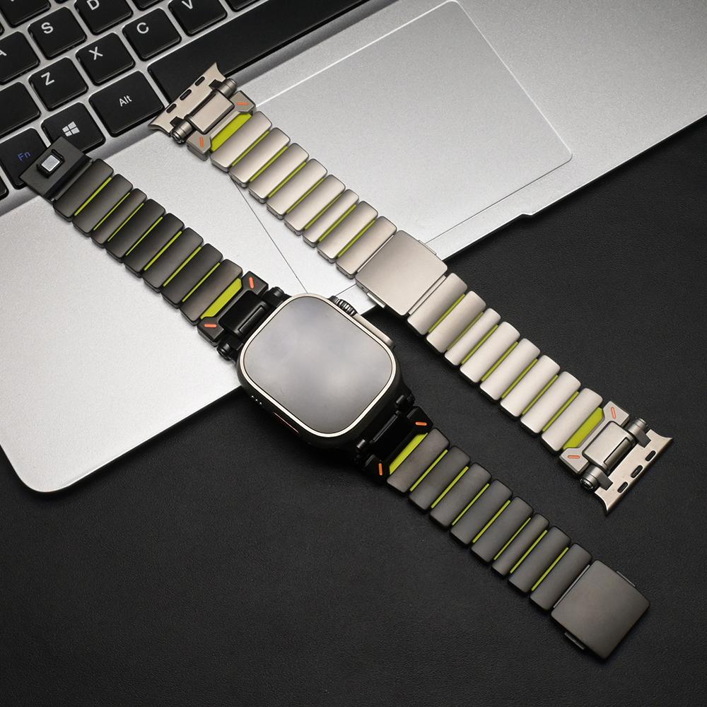 Stainless Steel Strap for Apple Watch Band Ultra 3 2 49mm 46mm 45mm 44mm Luxury Metal Bracelet For Iwatch 11 10 9 8 7 6 5 4 SE3