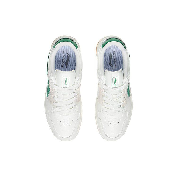 Li Ning Synthetic Leather Comfortable Slip Resistant Cushioning Abrasion Resistant Lightweight Breathable Low Top AGCS391-1