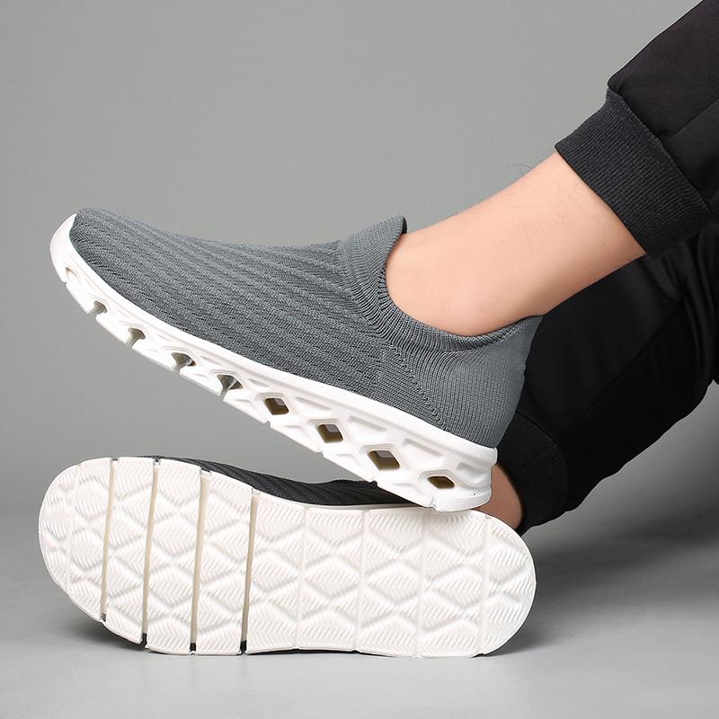 Мужская модная дышащая легкая уличная обувь для спорта и отдыха большого размера — фото 22