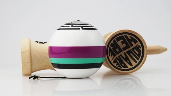Okendama Kendama MAZE Series ZERO1 Shape SHTICK V2 Paint Sticky Paint (MAZE 2)