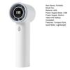 Portable Small Fan USB Charging LCD Display High-Speed Brushless Motor Digital Display Screen Mini Handheld Cooling Fan