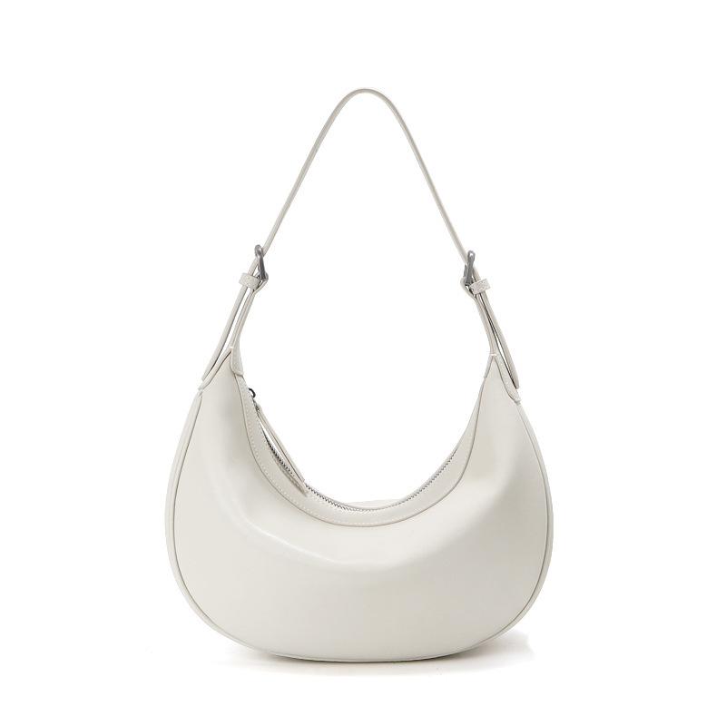 2026 Hobo Baotou Cowhide Large-capacity Crescent Shoulder Bag Women's Genuine Leather High-end Niche Underarm