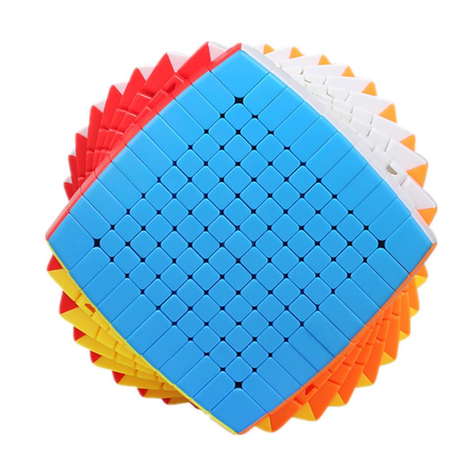 Shengshou 11X11X11 Magischer Speed Cube Stickerlos 85mm Sengso 11X11 Cubo Magico 12X12X12 High-Level Spielzeug für Kinder