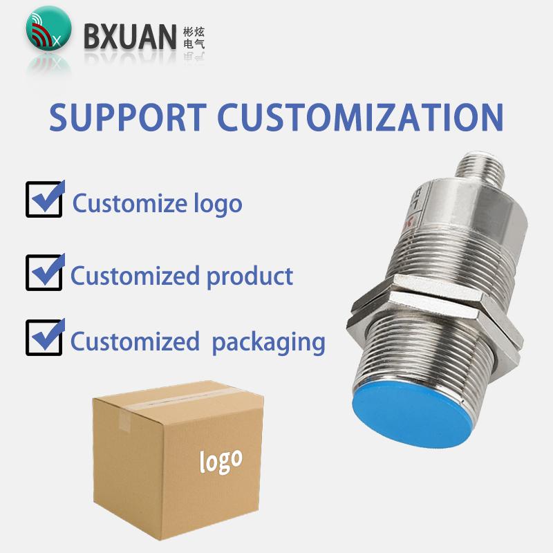 BXUAN M30 Inductive Proximity Switch Sensor Flush DC 10-30V AC90-250V NPN PNP NO NC Output