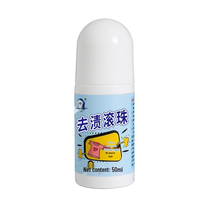 Lemon Scented De-Greasing Stain Remover Rollerball for White Clothes and Jackets (No-Wash Needed)