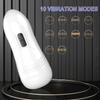 Automatic Male Mastubator Blowjob Vibration Machine Real Vaginia Pocket Pussy Penis Oral Masturbation Cup Adult Sex Toy for Man