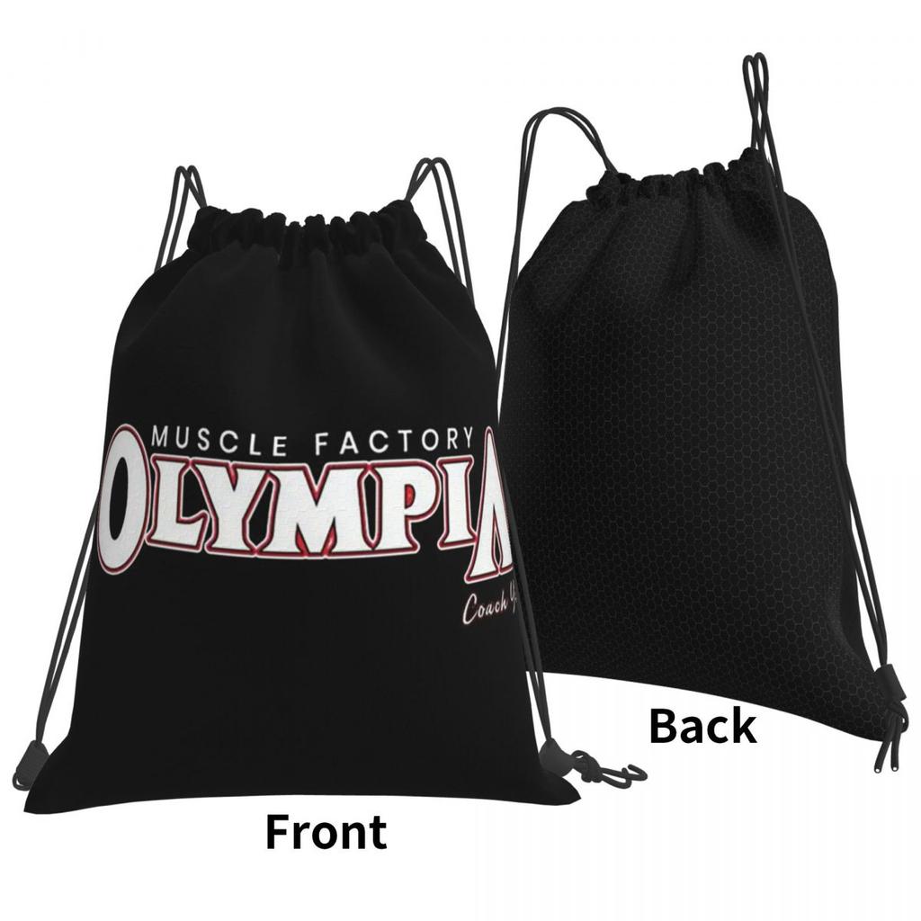 Future Mr OLYMPIA Motivations Backpacks Multi-function Drawstring Bundle Pocket Sports Bag Book Bags for Travel Students