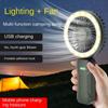 USB Rechargeable Handheld Electric Fan Low Noise Foldable Fan Portable Camping Clip  Fan  Office