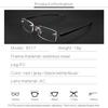 Frameless PC Reading Glasses for Men Women Lightweight Prescription Eyewear Readers with Clear Vision