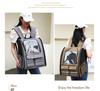 Portable Pet Trolley: Foldable, Breathable Cat & Dog Carrier, Double Shoulder Bag, Large Travel Bed