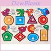 Wooden Childrens Number And Letter Puzzle Blocks Educational Toy For Early Learning