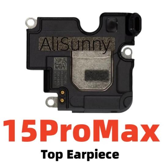 Top Front Earpiece Flex Cable for iPhone 15 14 Plus 16 Pro Max 13 12 Ear Sound Speaker Headset Fix Parts
