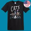 Cats Muzikál na Broadwayi Pánské Černé Tričko Velikost S až 5XL Unisex Tričko