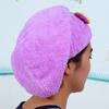 Quick Dry Cute Women Microfiber Hair Drying   Wrap Tower Hat Accessory For Bath(yellow)
