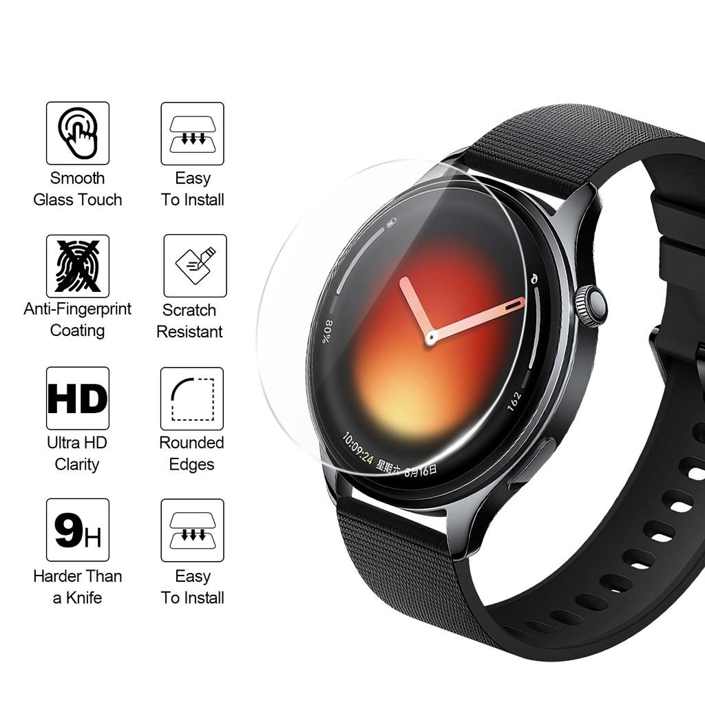 9H Premium Tempered Glass Film for Xiaomi Watch S4 Smartwatch Screen Protector HD Clear Screen Protective Film for Xiaomi Watch 5