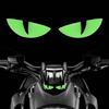 Windshield Glow Decoration Motorcycle Devil Eye Stickers Motorbike Modification Accessories Glow In Dark Stickers