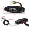 AD Motorcycle Speedometer Universal LED Tachometer Digital Dashboard Km/h MPH Odometer Meter Motor Gauge Sensor + Y/Z/W Bracket