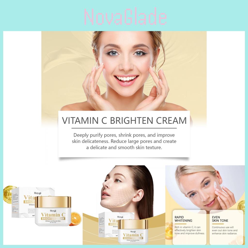 Hoygi Vitamin C Cream For Gentle Hydration Nourishing Soft And Radiant Skin 50g