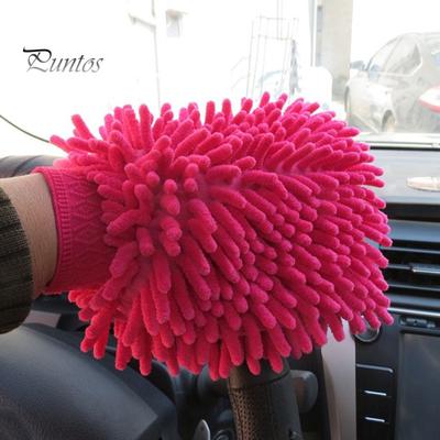 Car Wash Mitt Lint Free Highly Absorbent High-Density Dirt Removal Non-abrasive Machine Washable Car Cleaning Glove Wipes