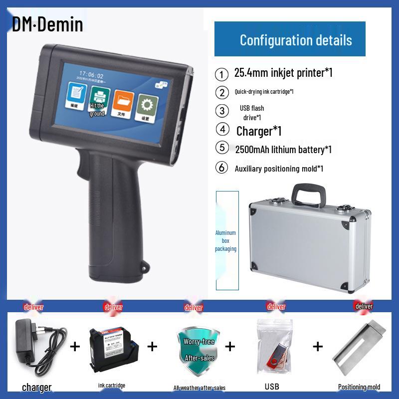 Demin M20 Smart Handheld Inkjet Coder for Bags & Boards