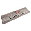VidaXL Washable Kitchen Rug Kitchen Print Grey 45x150 Cm 136546