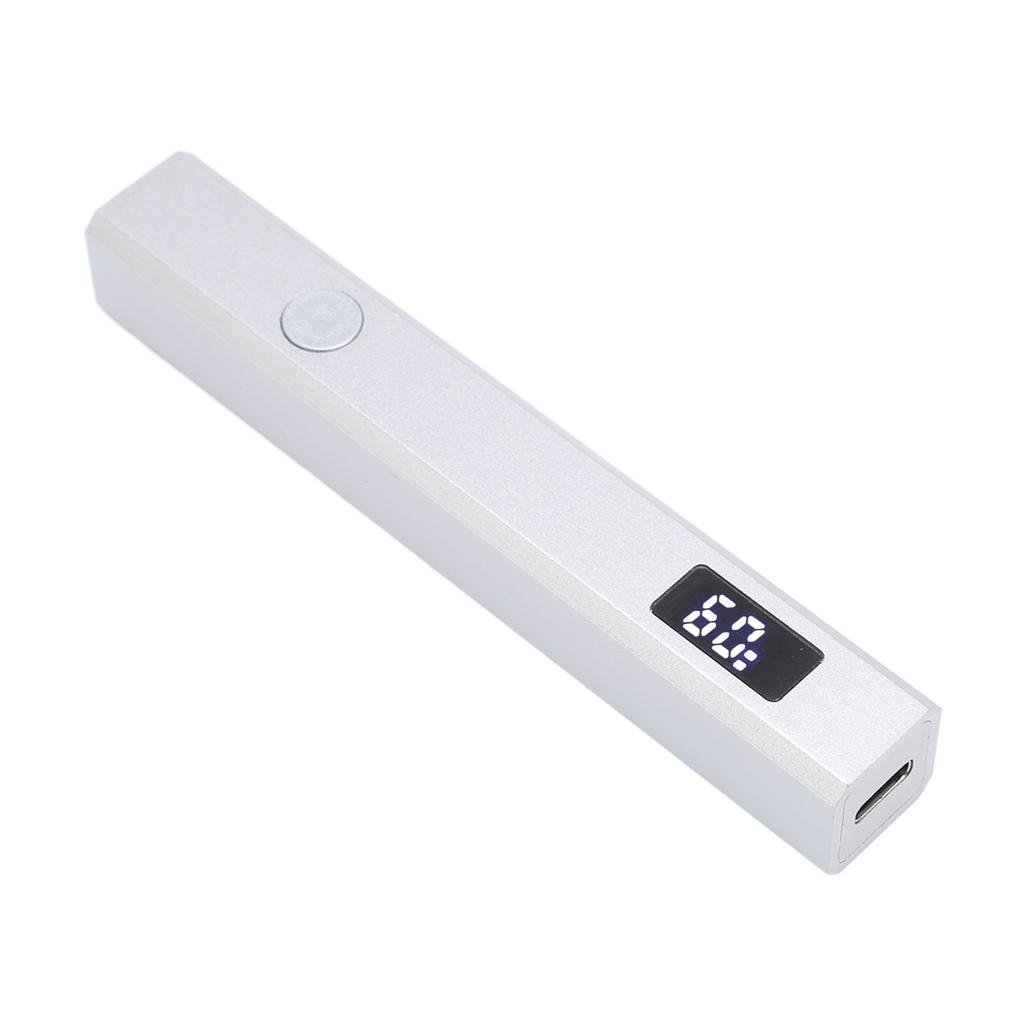 Handheld Nail Lamp Fast Drying Portable Miniature Nail Dryer USB Charging Nail Light for Home and Na