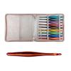 9 Pieces Crochet Needle Crochet Hook Set with Case 3.5mm-8.0mm Knitting Needle Crochet Accessories for Handicrafts