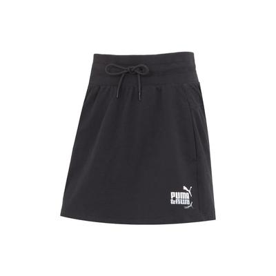 Solid Color Lace-Up Breathable Running Fitness Training Casual Skirt Women Skirts Black 677126-01