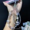 Phone Chain Rope Creative Double Chain Handmade Beaded Crystal Phone Chain New Hanging Decoration Phone Case Hanging Chain Ins Wholesale