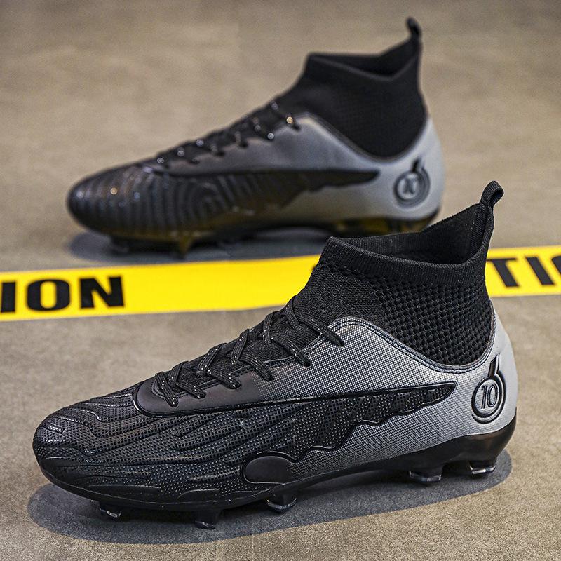 Foreign Trade New Football Shoes Boys and Girls Broken Nails Children Long Nails Primary School Students Adult Sports Competition Training Shoes
