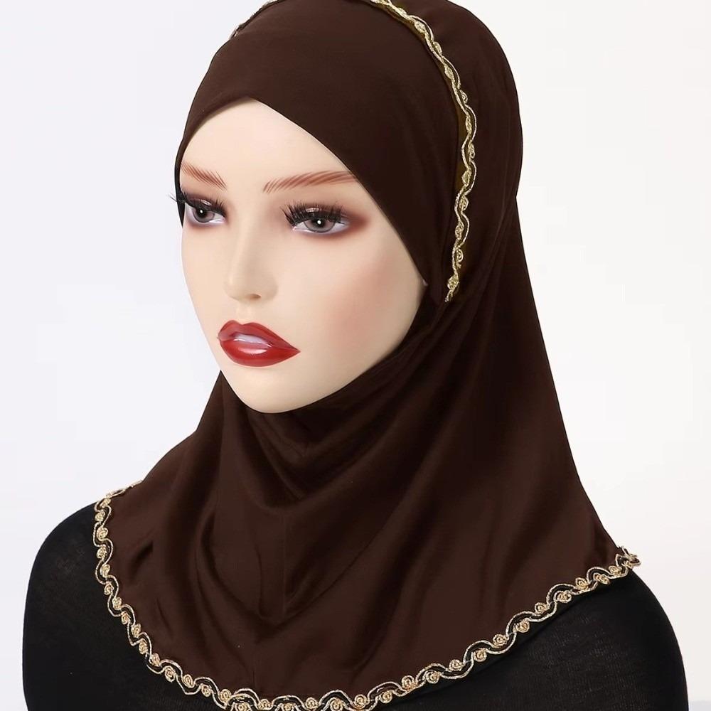 Breathable Hijab Scarf Modal Stretch Underscarf Comfortable Inner Cap Summer
