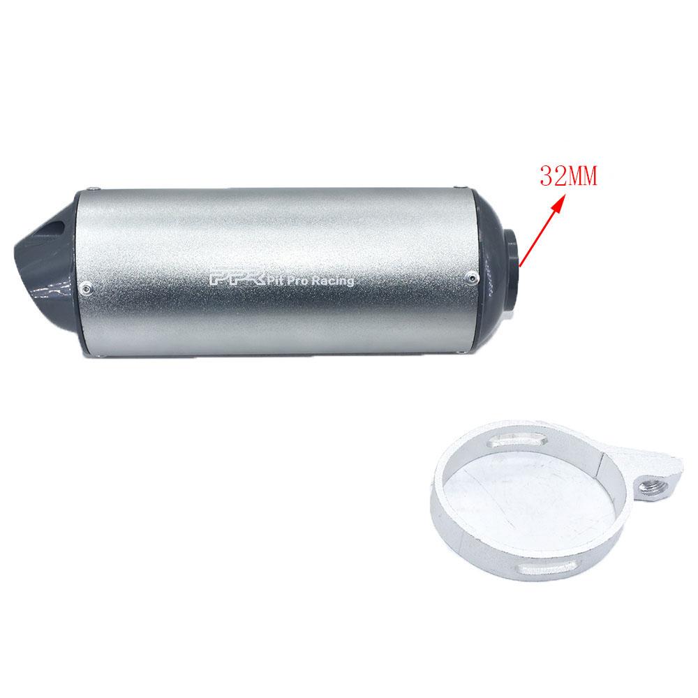 Universal 28mm 32mm 38mm Exhaust Muffler For klx CRF Allpolo Chinese 80cc 125cc 140cc 150cc 160cc Dirt Pit Bike Motorcycle ATV