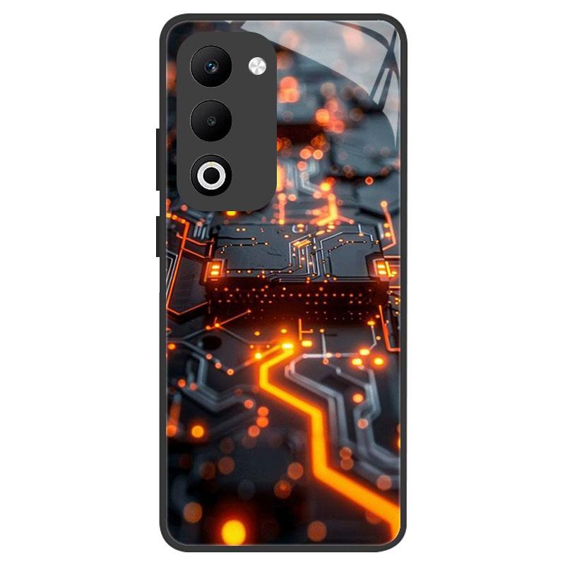 For OPPO A5 A5M Case Luxury Tempered Glass Phone Case For Oppo A5i Pro Shockproof Hard PC Back Cover Camera Protection Fundas