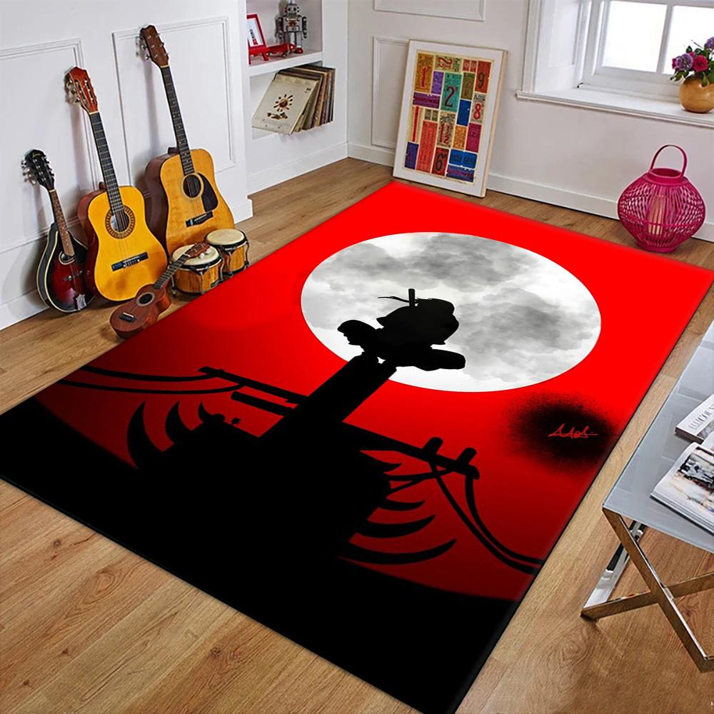 3D N-Naruto Japan Anime Uchiha I-Itachi Carpet Rug for Art Living Room Art Decor Sofa Home Kids Game Area Rug Non-slip Floor Mat