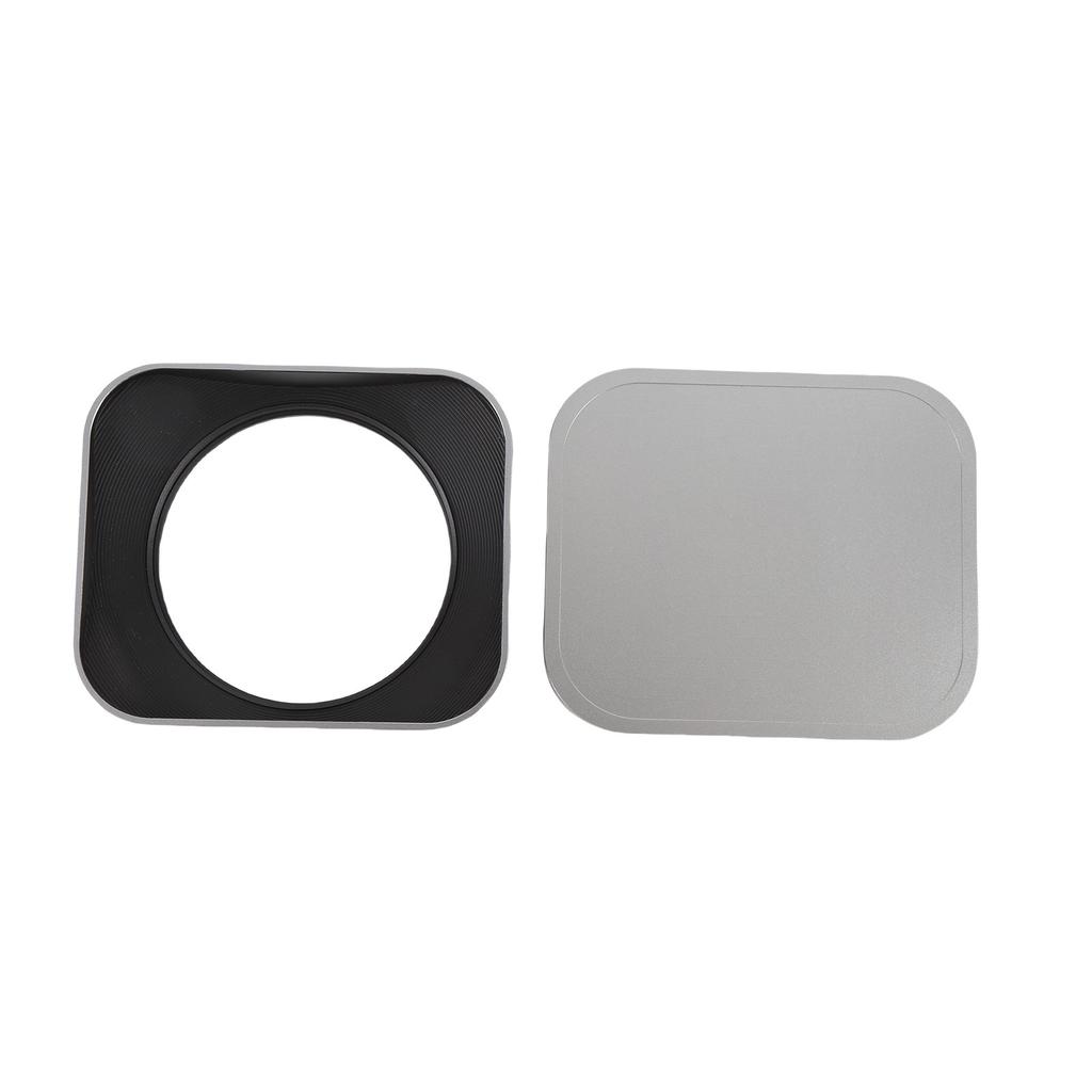 Camera Lens Hood Aluminium Alloy Accurate CNC Fine Processing Lens Hood Shade Protector with Cap