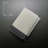Men's Fashion Short Canvas Wallet Contrasting Colors Small Three Folded Purse Card Coin Small Change Bags