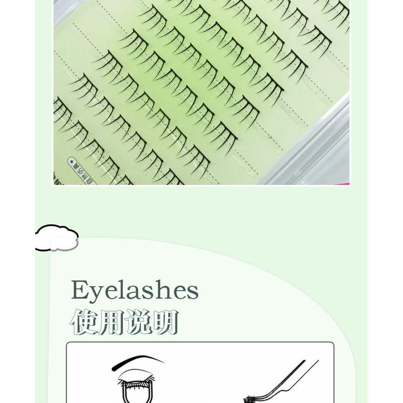 LuxeFlutter - Natural Glue-free Multipack False Eyelashes Cluster