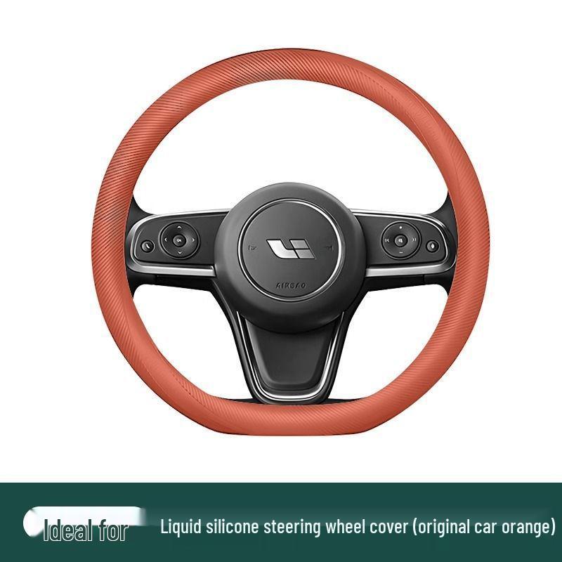 Ultradünne Silikon-Lenkradabdeckung: Rutschfester Griff, Schweißabsorbierende Passform für ideale L9/L8/L7/One Automodelle