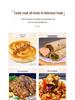 Stainless Steel Non-stick Electric Pancake and Frying Pan - Deepened and Enlarged Multi-functional Flat Bottom Grill Pan.