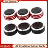 3Pcs/set Aluminum Alloy Car Air Conditioning Knob Heat Control Switch Button Knobs for Daewoo Matiz Chevrolet Joy Exclusive