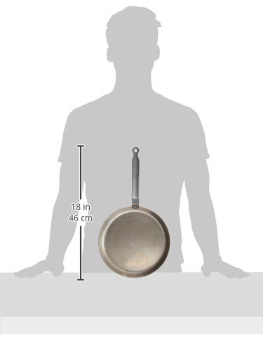 De Buyer Iron Crepe Pan with Handle, 24cm, 5120-24