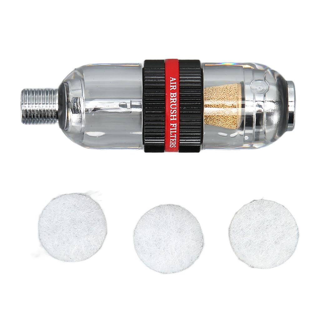 Water Oil Separator with 3 Filter Cotton sy to Install brush Filter Replacement for Spray