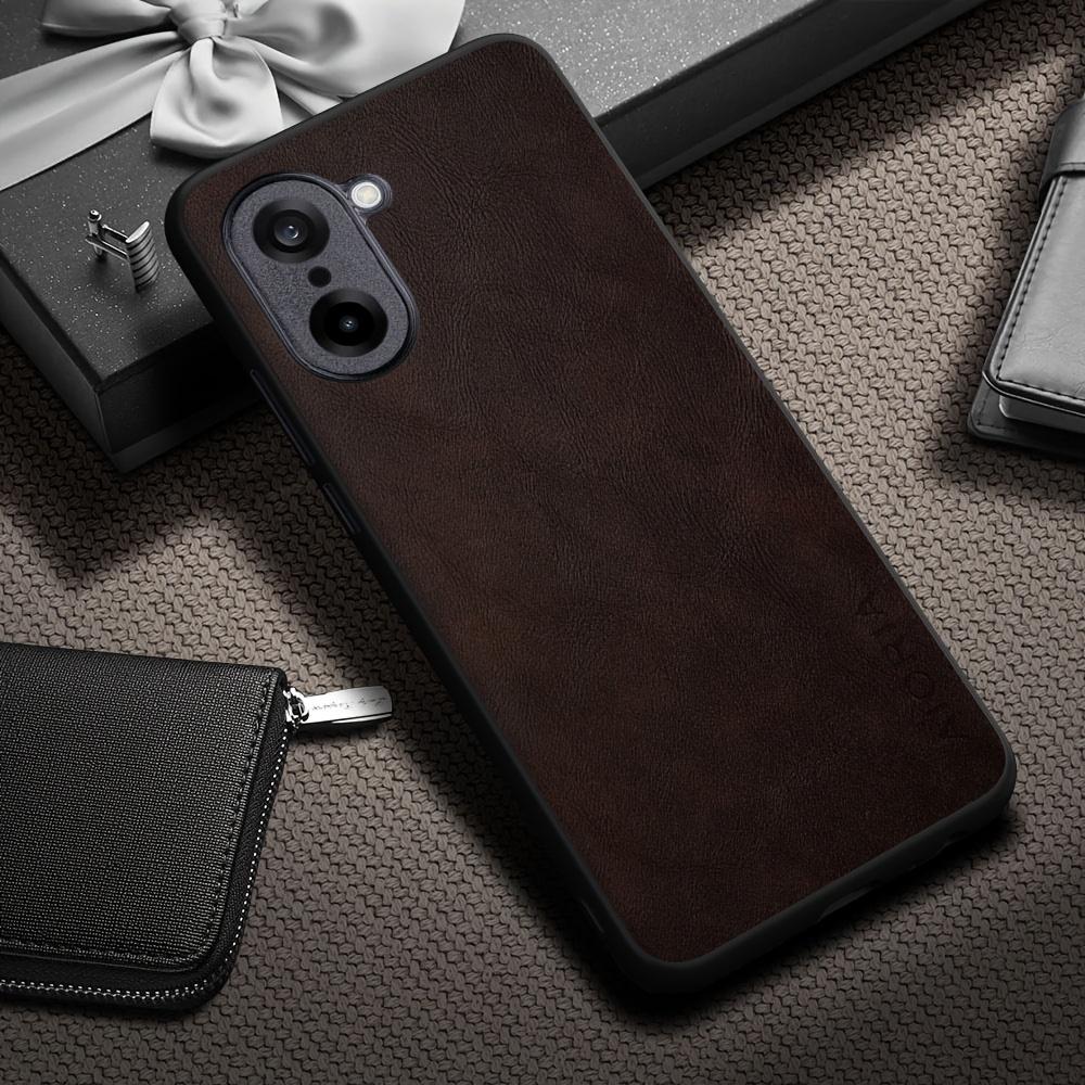 Phone Case - Luxury Retro Faux Leather Phone Case for Oneplus Nord CE CE5 CE4 CE3 CE2 Lite 5G N30 Matte Soft Bumper Hard Back Cover  Case