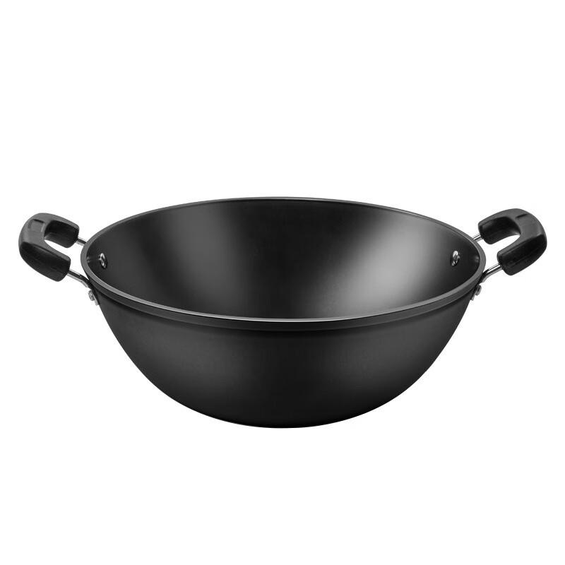 Yoshi Taku 36cm Pre-Seasoned Iron Wok with Lid and Steamer