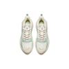 Anta Lightweight Comfortable Shock Absorbing Durable Low Top Casual Shoes Women Sneaker White Green 122418813-2
