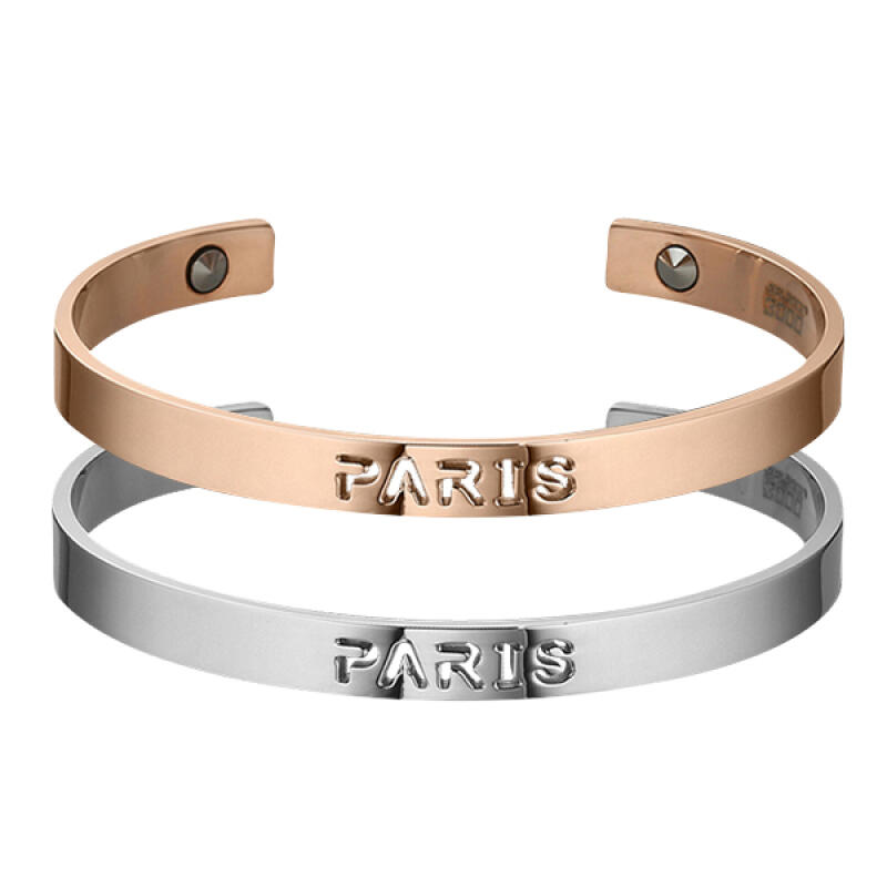 

Paris SR Germanium Bangle Health Bracelet rose gold