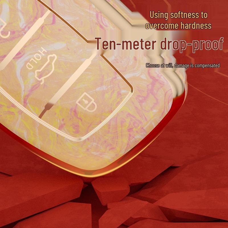 Moderne Autoschlüsselhülle für ix25, ix35, Sonata, Elantra, Mistra - Schützende Schale Tasche