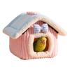 Lovely Soft Hanging Bird Nest Windproof Removable Parrot Warm Nest Comfortable Cold-Proof Bird Hanging Hammock Canary