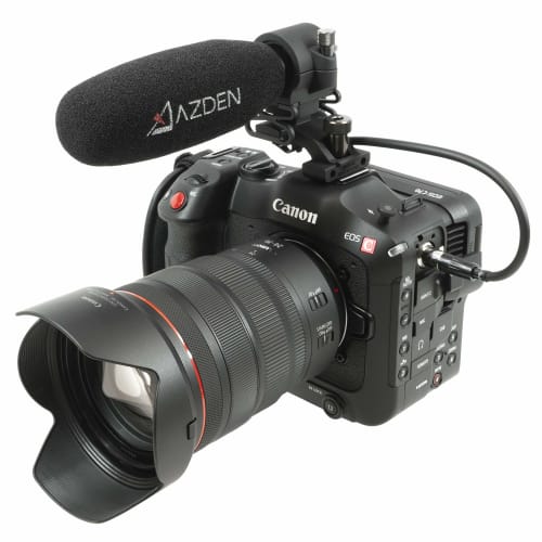 AZDEN SGM-250MX Compact Cinema Microphone with Mini-XLR Connection, Authentic