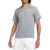 T-shirt de course réfléchissant à col rond avec logo pour homme tops AJ7565-085